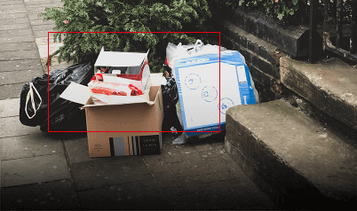 Identification of street garbage